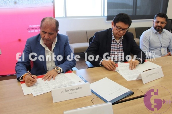 Firman convenio de colaboración @QroCMIC y @AStateQueretaro