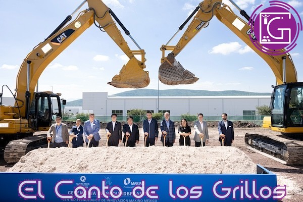 Encabeza Kuri colocación de 1ª piedra del Centro Tecnológico de Innovación Makino México