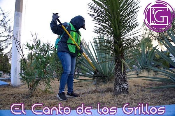 Más de 30 trabajadores mejoran el parque Solidaridad en #SJR