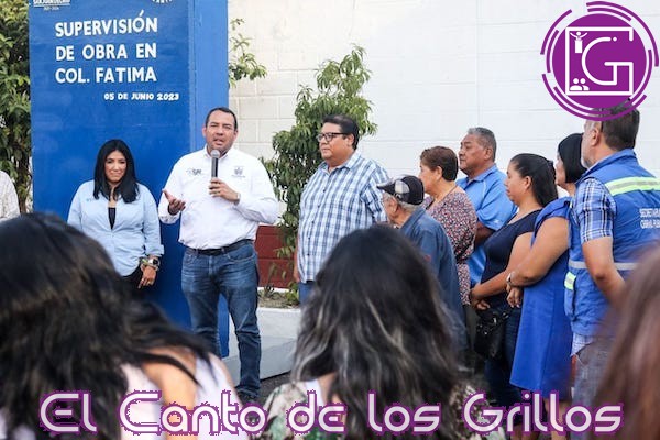 Supervisa Roberto Cabrera obras de mejoramiento en colonia Fátima