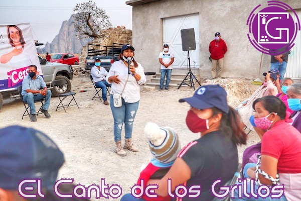 Visitó Lupita Alcántara comunidades de Las Bóvedas y El Álamo