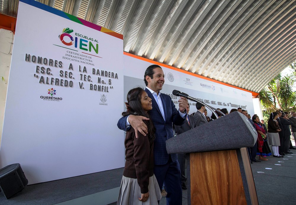 Se han invertido 142 mdp en infraestructura escolar: @PanchDominguez