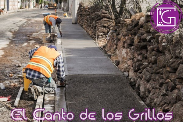 Supervisa Roberto Cabrera obras en calle de Palmillas