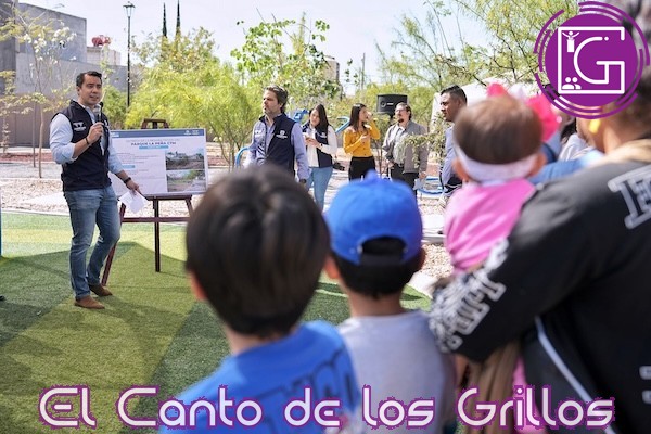 Entrega Felifer Macías rehabilitación del Parque La Peña CTM