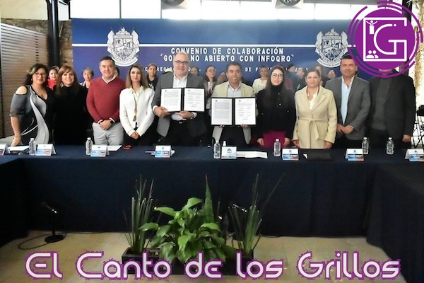 Firman Infoqro y #Corregidora convenio en materia de Gobierno Abierto