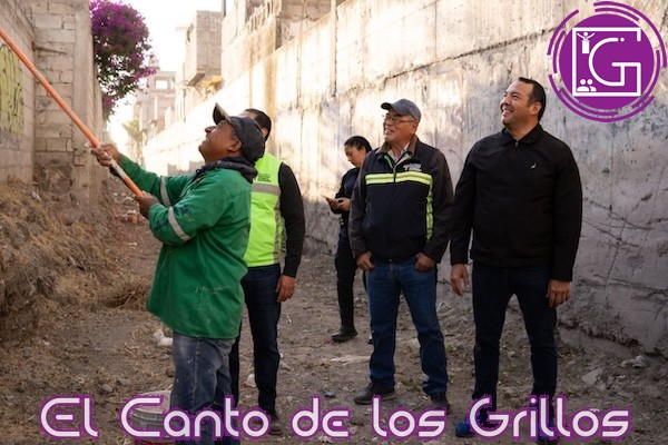 Supervisa Cabrera trabajos de Servicios Públicos en la colonia El Sagrado Corazón