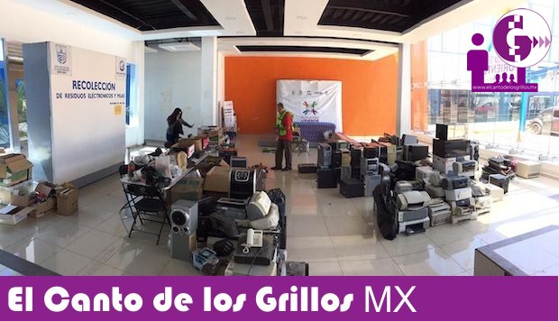 Recolectan 1.5 toneladas en 2ª campaña de reciclaje de electrónicos en #SJR