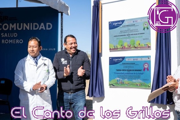 Certifican a Buenavista Palma de Romero como Comunidad Promotora de la Salud