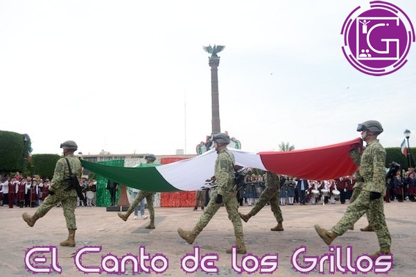 Roberto Cabrera atestigua desfile con motivo del 214º Aniversario del Inicio de la Independencia de México