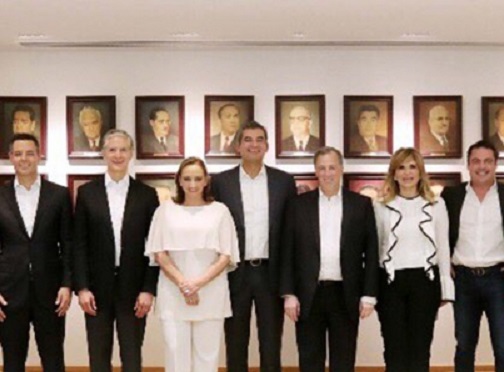Dialogó @JoseAMeadeK con gobernadores priistas
