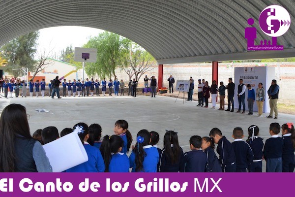 Como aliado de la #educación, @TonoMejiaLira entrega obra en escuela primaria